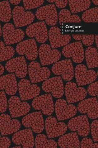 Cover of Conjure Lifestyle Journal, Wide Ruled Write-in Dotted Lines, (A5) 6 x 9 Inch, Notebook, 288 pages (144 shts) (Red)