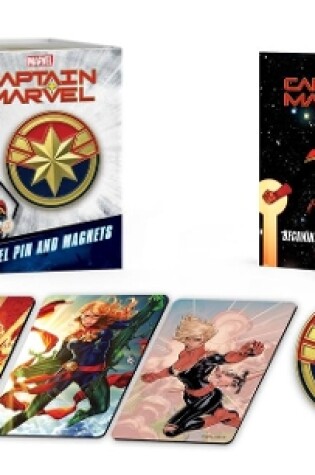 Cover of Marvel: Captain Marvel Enamel Pin and Magnets