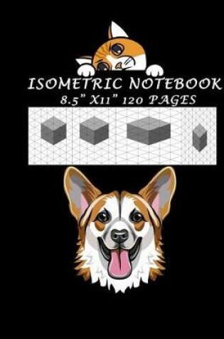 Cover of Isometric Notebook - 8.5" X 11" 120 Pages