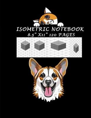 Cover of Isometric Notebook - 8.5" X 11" 120 Pages