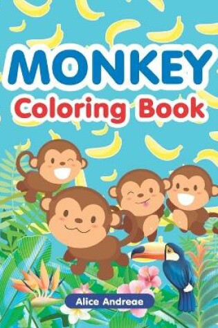 Cover of Monkey Coloring Book