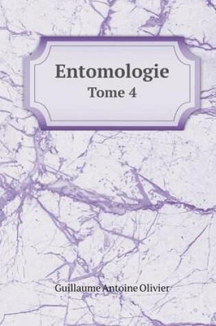 Cover of Entomologie Tome 4