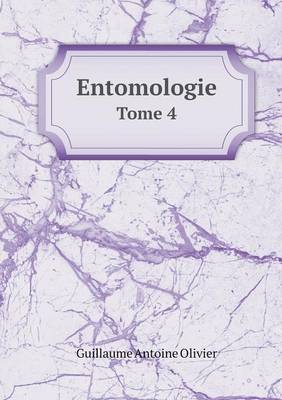 Book cover for Entomologie Tome 4