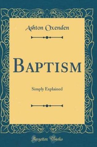 Cover of Baptism