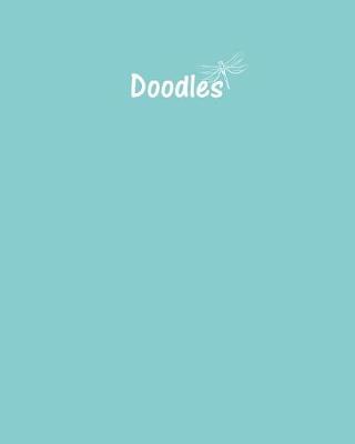 Book cover for Doodles Journal - Great for Sketching, Doodling or Planning with Caribbean Blue Cover