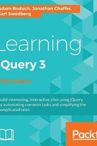 Cover of Learning jQuery 3 - Fifth Edition