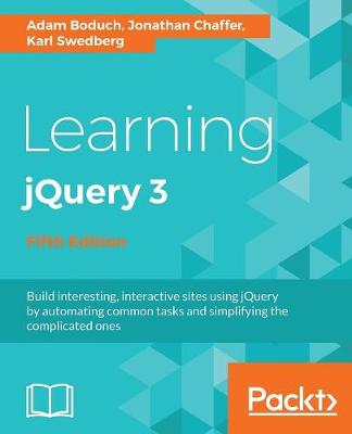 Book cover for Learning jQuery 3 - Fifth Edition