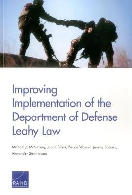 Book cover for Improving Implementation of the Department of Defense Leahy Law