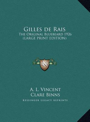 Book cover for Gilles de Rais