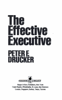 Book cover for Effective Executive