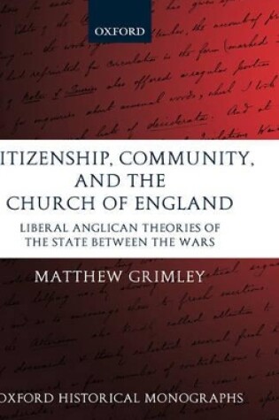 Cover of Citizenship, Community, and the Church of England