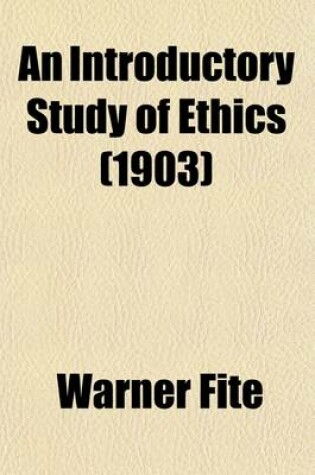 Cover of An Introductory Study of Ethics