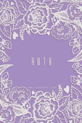 Cover of Ruth. Lavender Purple Journal, Dot Grid