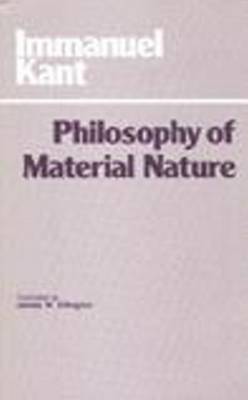 Book cover for Philosophy of Material Nature