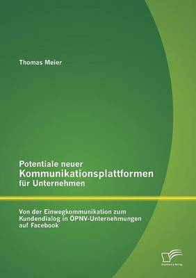 Book cover for Potentiale neuer Kommunikationsplattformen für Unternehmen