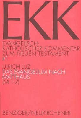 Book cover for Das Evangelium Nach Matthaus (MT 1-7)