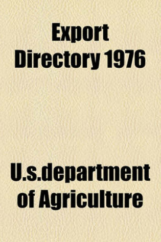Cover of Export Directory 1976
