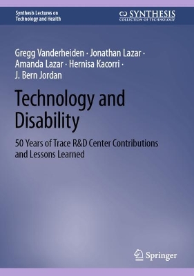 Book cover for Technology and Disability