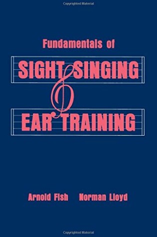 Cover of Fundamentals of Sight Singing & Ear Training