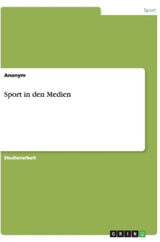 Cover of Sport in den Medien