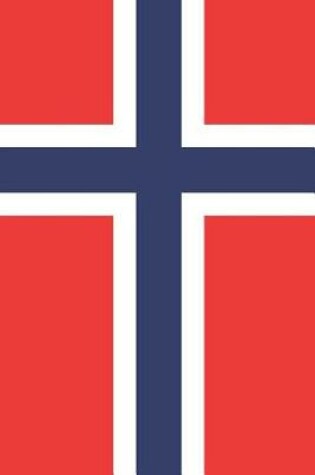 Cover of Norway Flag Notebook - Norwegian Flag Book - Norway Travel Journal