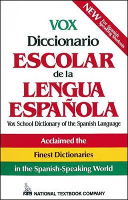 Book cover for Vox Diccionario Escolar De La Lengua Española