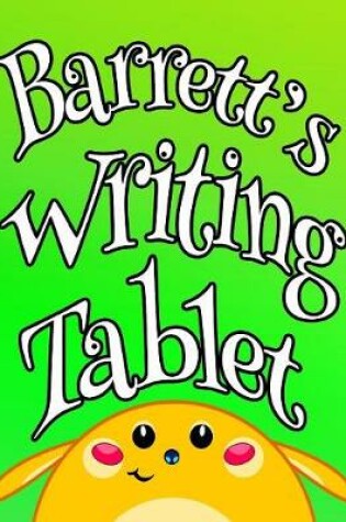 Cover of Barrett's Writing Tablet