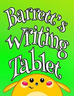 Book cover for Barrett's Writing Tablet