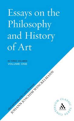 Book cover for Essays on the Philosophy and History of Art