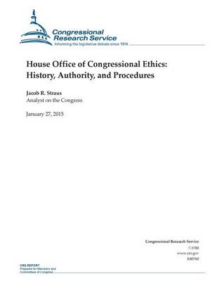 Cover of House Office of Congressional Ethics