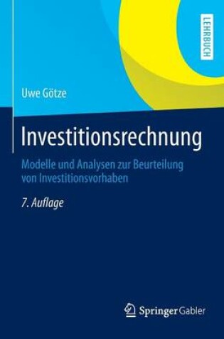 Cover of Investitionsrechnung