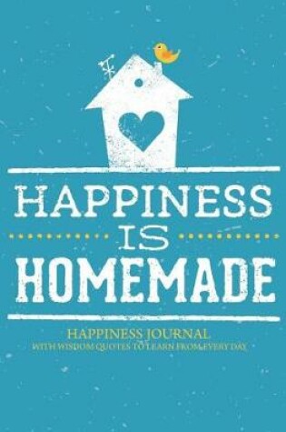 Cover of Happiness Journal With Wisdom Quotes