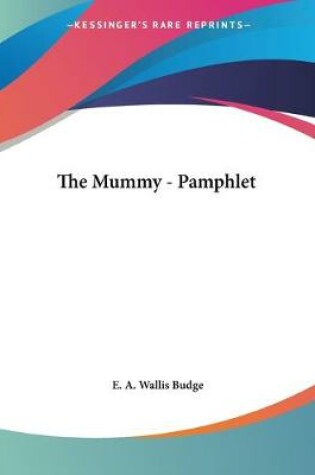 Cover of The Mummy - Pamphlet