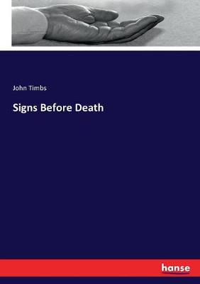 Book cover for Signs Before Death