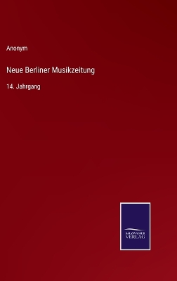 Book cover for Neue Berliner Musikzeitung