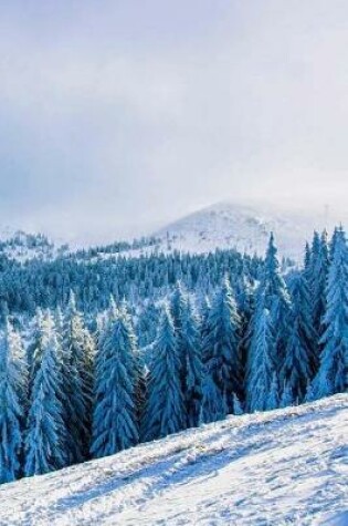 Cover of Notebook Romania Scenic Winter Landscape