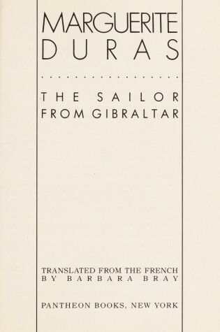 Cover of The Sailor from Gilbralter