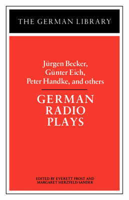 Book cover for German Radio Plays