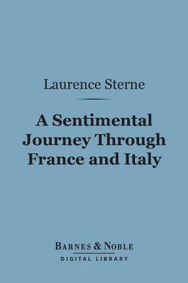 Book cover for A Sentimental Journey Through France and Italy (Barnes & Noble Digital Library)