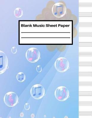 Book cover for Blank Music Sheet Paper