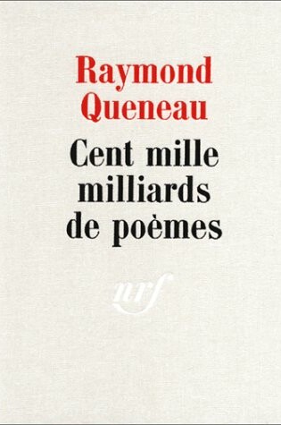 Cover of Cent Mille Milliards de Poemes