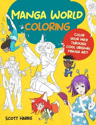 Book cover for Manga World Coloring