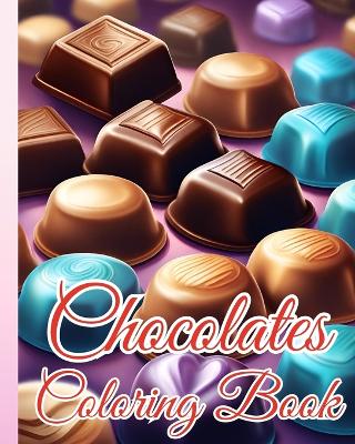 Book cover for Chocolates Coloring Book