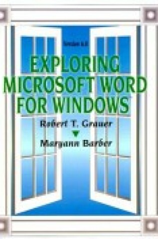 Cover of Exploring Word for Windows, Version 6.0