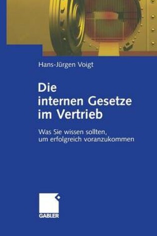 Cover of Die internen Gesetze im Vertrieb