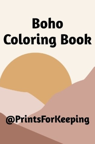Cover of Boho Coloring Book