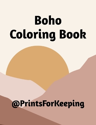 Cover of Boho Coloring Book