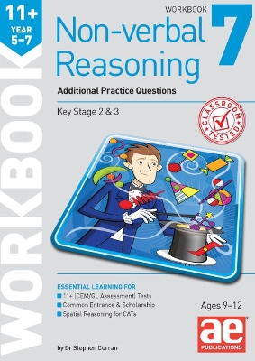 Book cover for 11+ Non-verbal Reasoning Year 5-7 Workbook 7