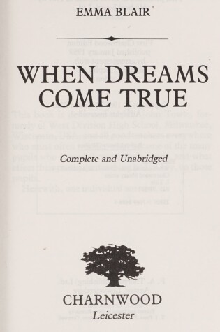 Cover of When Dreams Come True