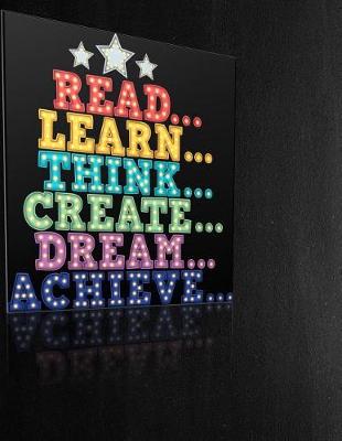 Book cover for Teacher Thank You - Read Learn Think Create Dream Achieve